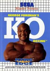 George Foreman's KO Boxing - PAL Sega Master System | Anubis Games and Hobby