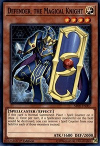 Defender, the Magical Knight [Structure Deck: Order of the Spellcasters] [SR08-EN007] | Anubis Games and Hobby