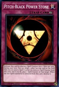 Pitch-Black Power Stone [Structure Deck: Order of the Spellcasters] [SR08-EN036] | Anubis Games and Hobby