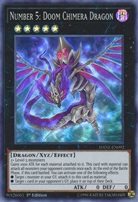 Number 5: Doom Chimera Dragon [Dark Neostorm] [DANE-EN092] | Anubis Games and Hobby