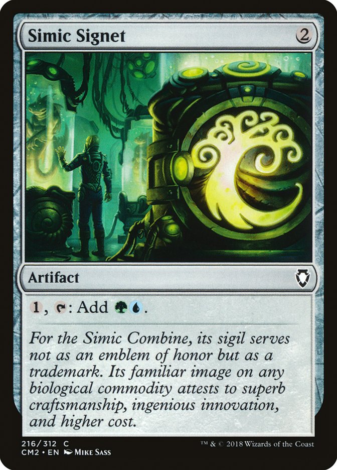 Simic Signet (216/312) [Commander Anthology Volume II] | Anubis Games and Hobby