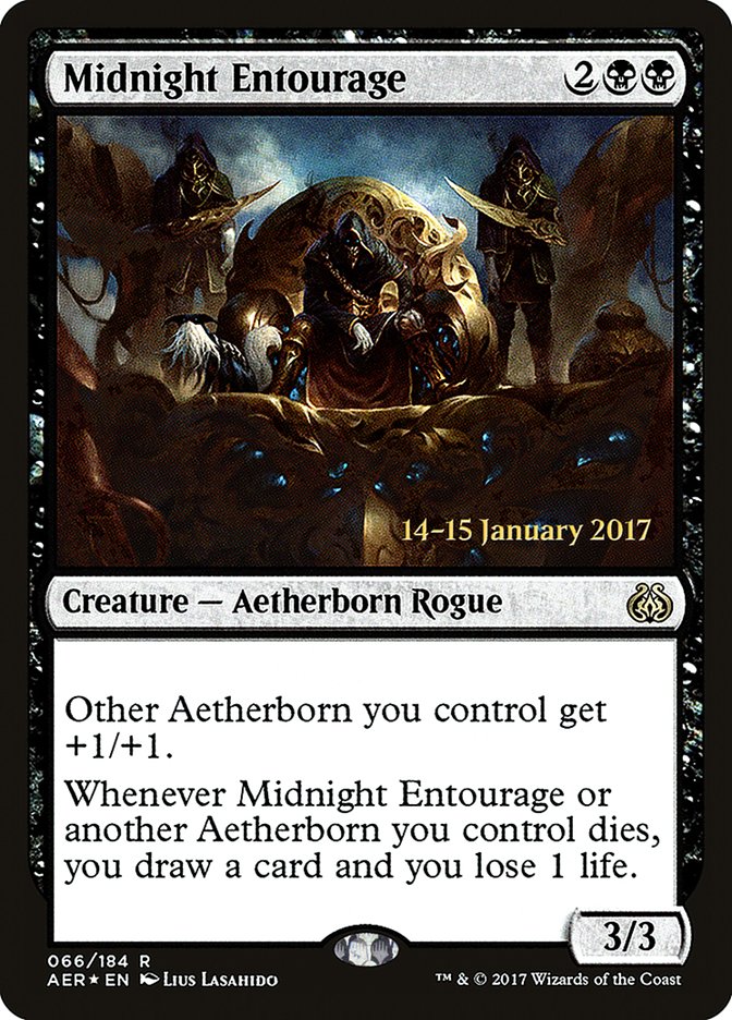 Midnight Entourage [Aether Revolt Prerelease Promos] | Anubis Games and Hobby