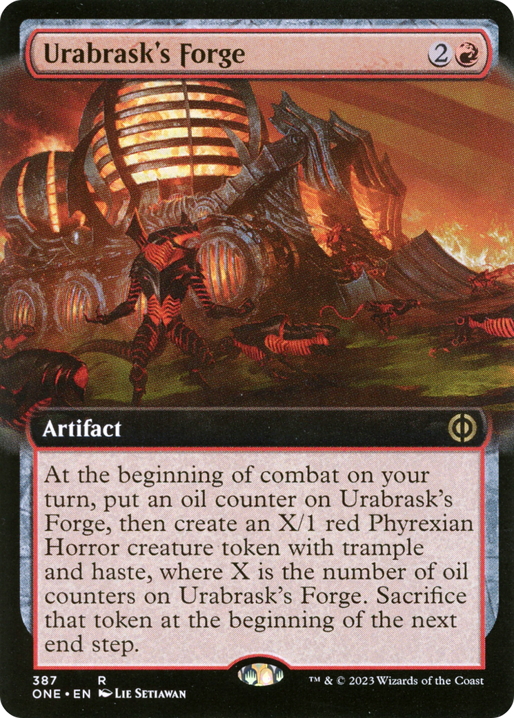 Urabrask's Forge (Extended Art) [Phyrexia: All Will Be One] | Anubis Games and Hobby