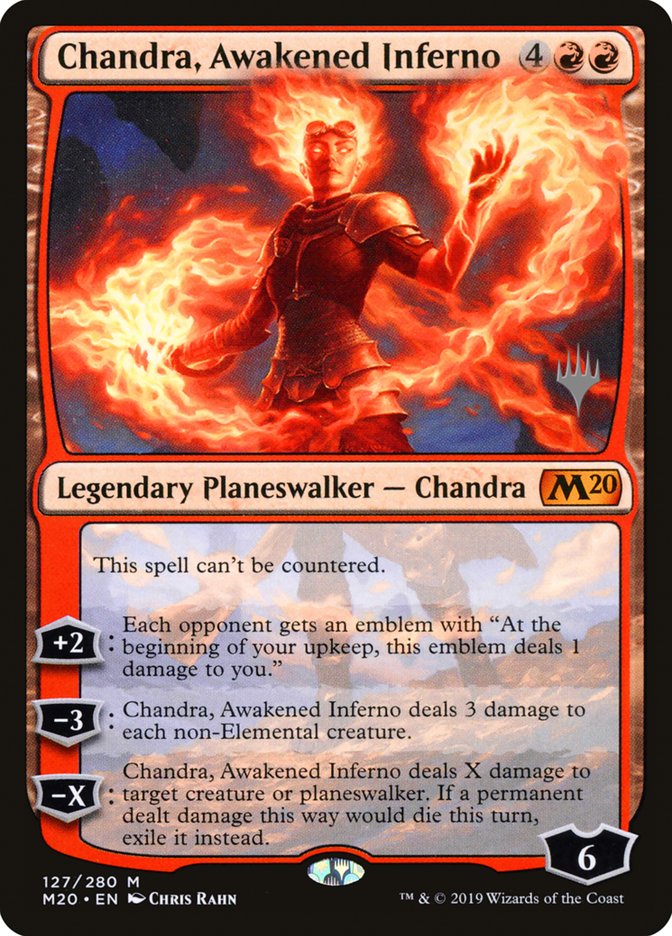 Chandra, Awakened Inferno (Promo Pack) [Core Set 2020 Promos] | Anubis Games and Hobby