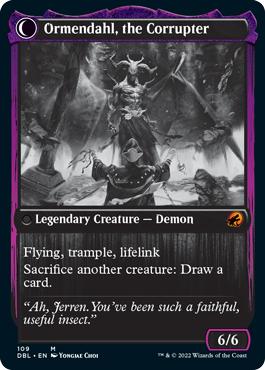 Jerren, Corrupted Bishop // Ormendahl, the Corrupted [Innistrad: Double Feature] | Anubis Games and Hobby