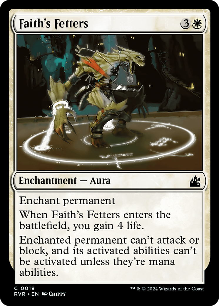 Faith's Fetters [Ravnica Remastered] | Anubis Games and Hobby