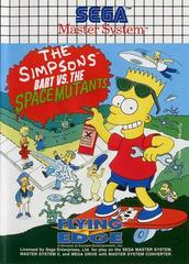 The Simpsons Bart vs the Space Mutants - PAL Sega Master System | Anubis Games and Hobby