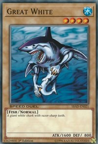 Great White [Speed Duel: Attack from the Deep] [SBAD-EN021] | Anubis Games and Hobby