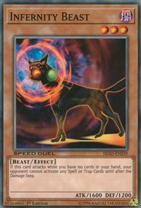 Infernity Beast [Speed Duel: Attack from the Deep] [SBAD-EN039] | Anubis Games and Hobby