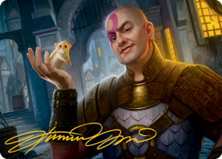 Minsc, Beloved Ranger Art Card (Gold-Stamped Signature) [Dungeons & Dragons: Adventures in the Forgotten Realms Art Series] | Anubis Games and Hobby