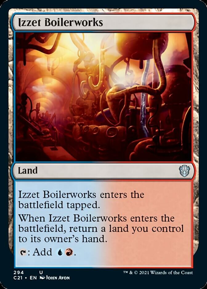 Izzet Boilerworks [Commander 2021] | Anubis Games and Hobby