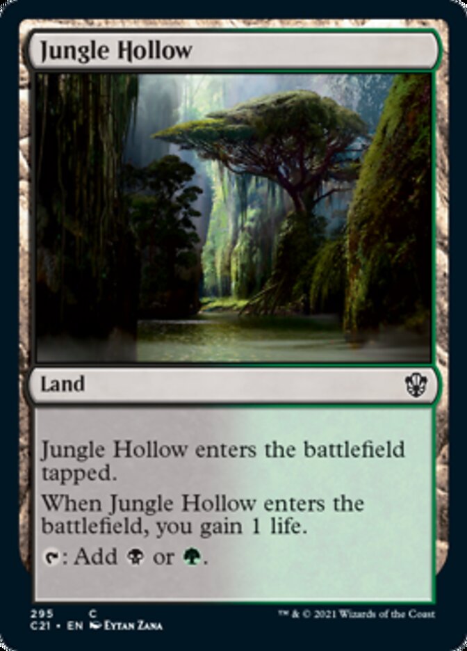 Jungle Hollow [Commander 2021] | Anubis Games and Hobby
