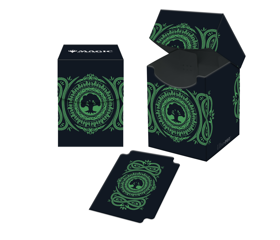 Mana Deck Box 100+ Forest | Anubis Games and Hobby