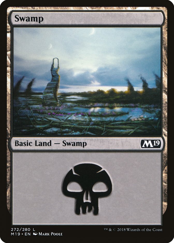 Swamp (272) [Core Set 2019] | Anubis Games and Hobby