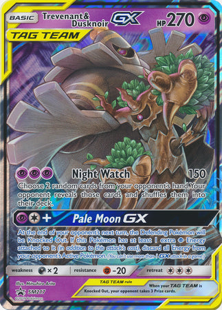 Trevenant & Dusknoir GX (SM217) (Jumbo Card) [Sun & Moon: Black Star Promos] | Anubis Games and Hobby