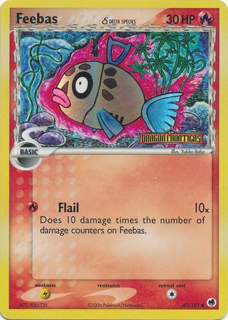 Feebas (49/101) (Delta Species) (Stamped) [EX: Dragon Frontiers] | Anubis Games and Hobby