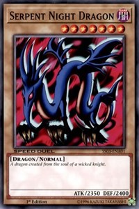 Serpent Night Dragon [Speed Duel Decks: Ultimate Predators] [SS03-ENA01] | Anubis Games and Hobby