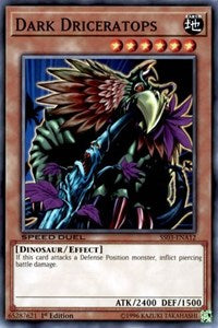 Dark Driceratops [Speed Duel Decks: Ultimate Predators] [SS03-ENA12] | Anubis Games and Hobby