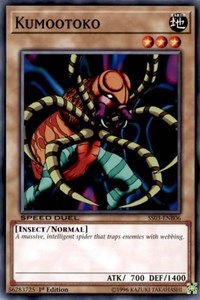 Kumootoko [Speed Duel Decks: Ultimate Predators] [SS03-ENB06] | Anubis Games and Hobby