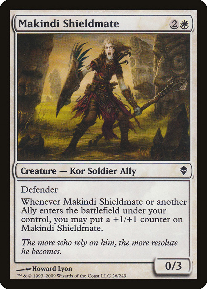Makindi Shieldmate [Zendikar] | Anubis Games and Hobby
