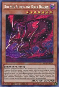 Red-Eyes Alternative Black Dragon [2019 Gold Sarcophagus Tin] [TN19-EN005] | Anubis Games and Hobby