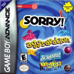 Aggravation / Sorry /  Scrabble Jr - GameBoy Advance | Anubis Games and Hobby