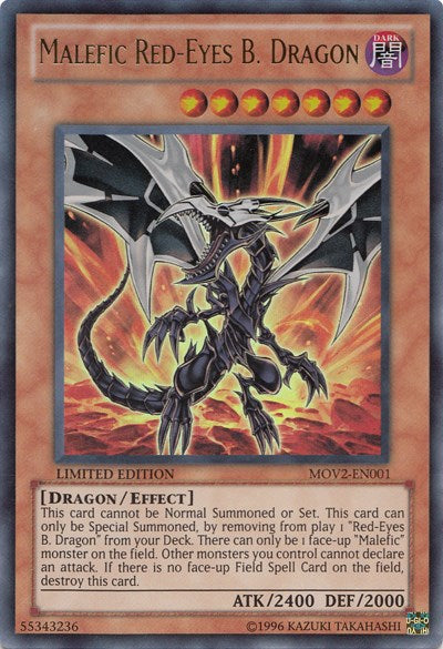 Malefic Red-Eyes B. Dragon [MOV2-EN001] Ultra Rare | Anubis Games and Hobby