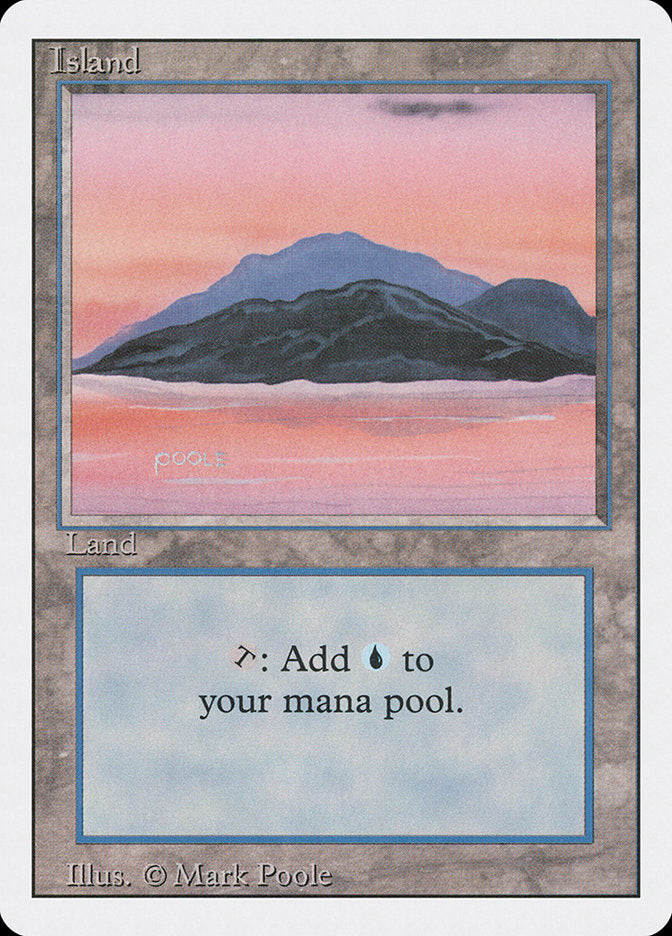 Island (Sunset / Signature on Left) [Revised Edition] | Anubis Games and Hobby