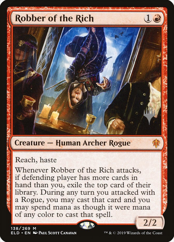 Robber of the Rich (Promo Pack) [Throne of Eldraine Promos] | Anubis Games and Hobby