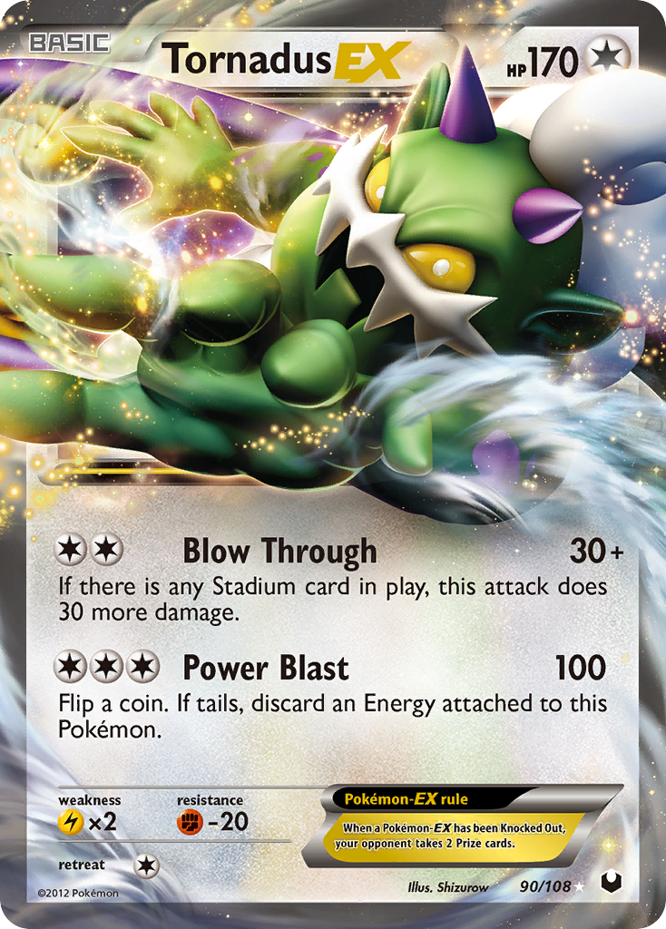 Tornadus EX (90/108) [Black & White: Dark Explorers] | Anubis Games and Hobby