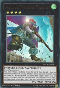 Castel, the Skyblaster Musketeer [Duel Devastator] [DUDE-EN018] | Anubis Games and Hobby