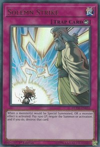 Solemn Strike [Duel Devastator] [DUDE-EN055] | Anubis Games and Hobby