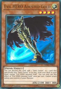 Evil HERO Adusted Gold [Legendary Duelists: Immortal Destiny] [LED5-EN013] | Anubis Games and Hobby