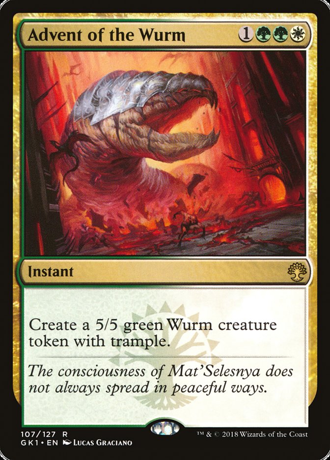 Advent of the Wurm [Guilds of Ravnica Guild Kit] | Anubis Games and Hobby