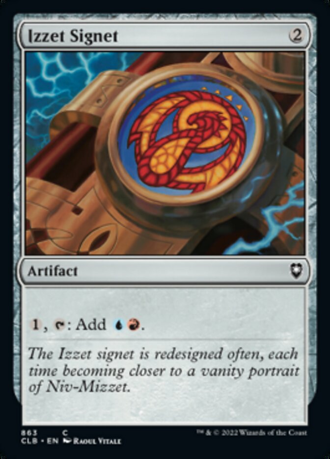 Izzet Signet [Commander Legends: Battle for Baldur's Gate] | Anubis Games and Hobby