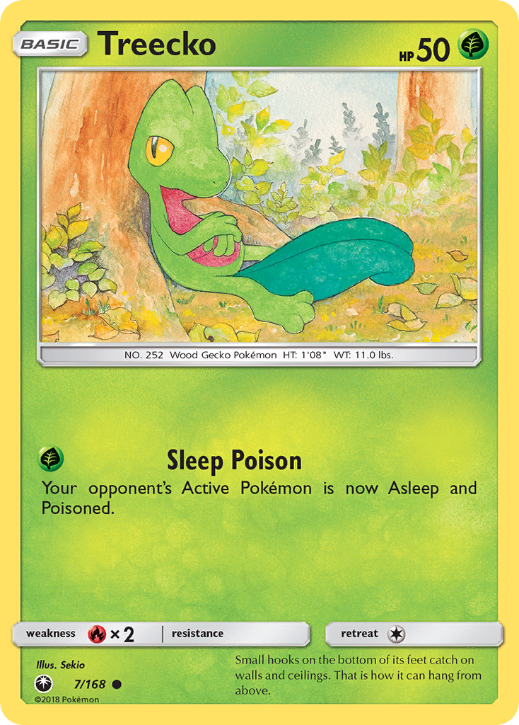 Treecko (7/168) [Sun & Moon: Celestial Storm] | Anubis Games and Hobby