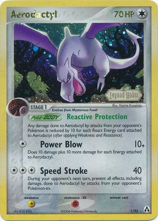 Aerodactyl (1/92) (Stamped) [EX: Legend Maker] | Anubis Games and Hobby