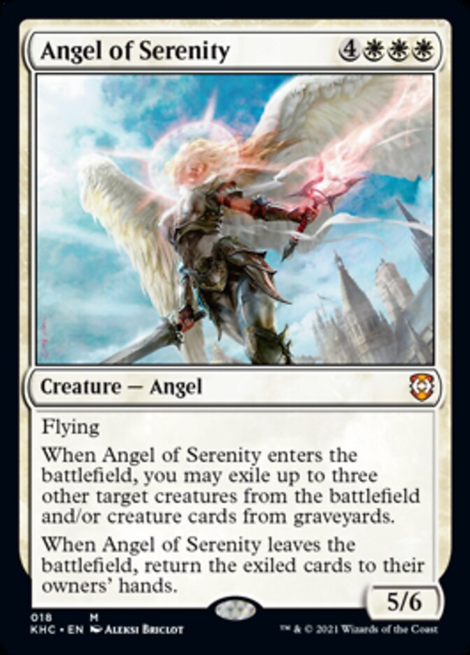 Angel of Serenity [Kaldheim Commander] | Anubis Games and Hobby