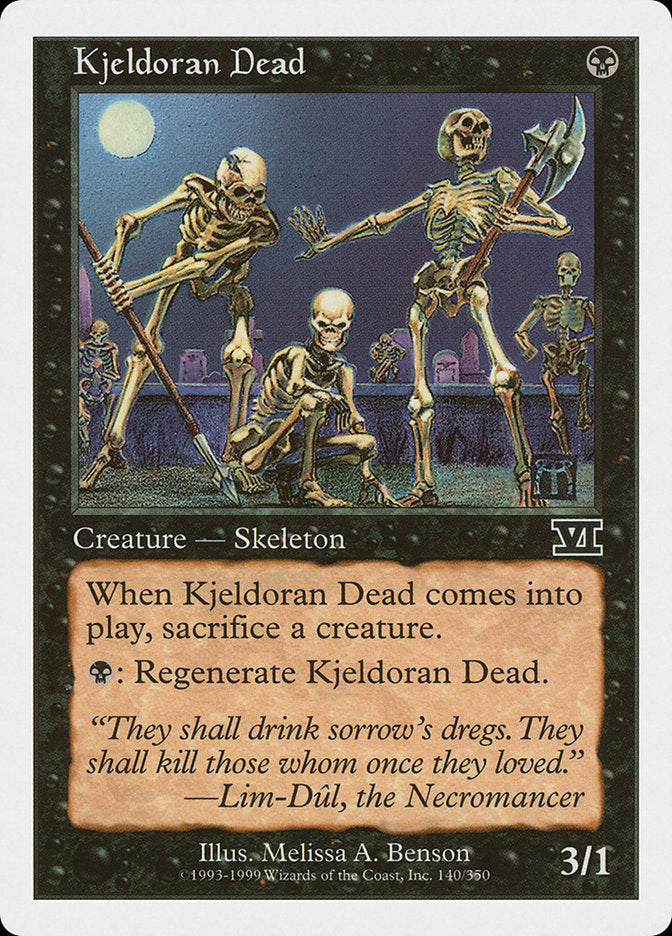 Kjeldoran Dead [Classic Sixth Edition] | Anubis Games and Hobby