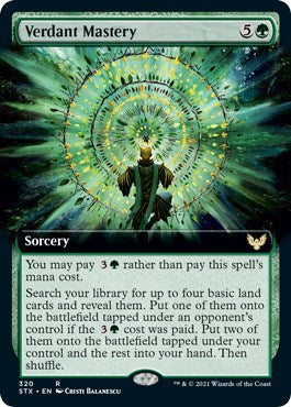 Verdant Mastery (Extended Art) [Strixhaven: School of Mages] | Anubis Games and Hobby