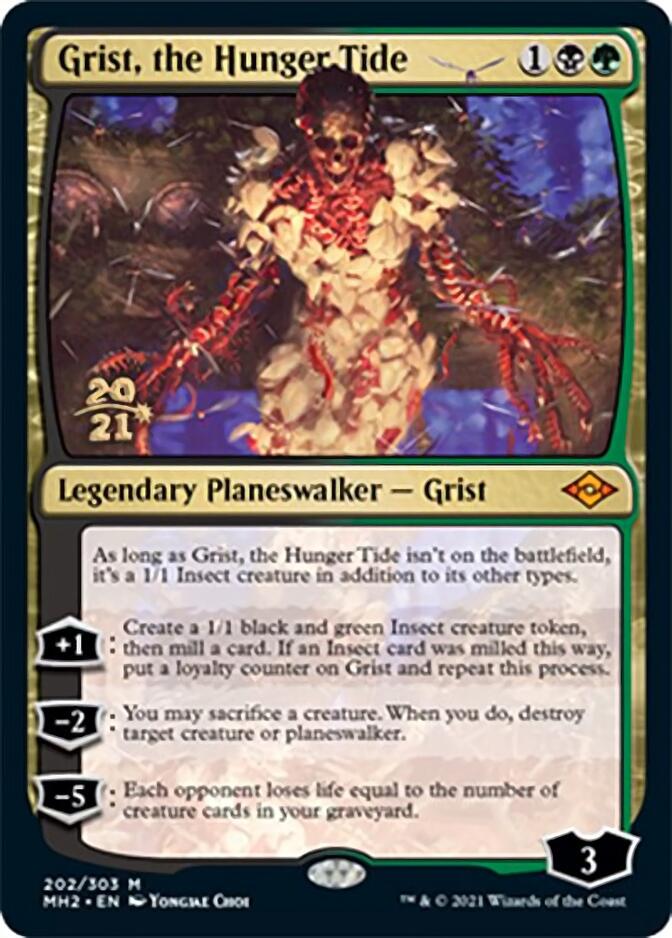 Grist, the Hunger Tide [Modern Horizons 2 Prerelease Promos] | Anubis Games and Hobby