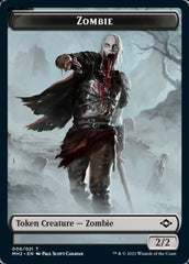 Treasure (21) // Zombie Double-Sided Token [Modern Horizons 2 Tokens] | Anubis Games and Hobby