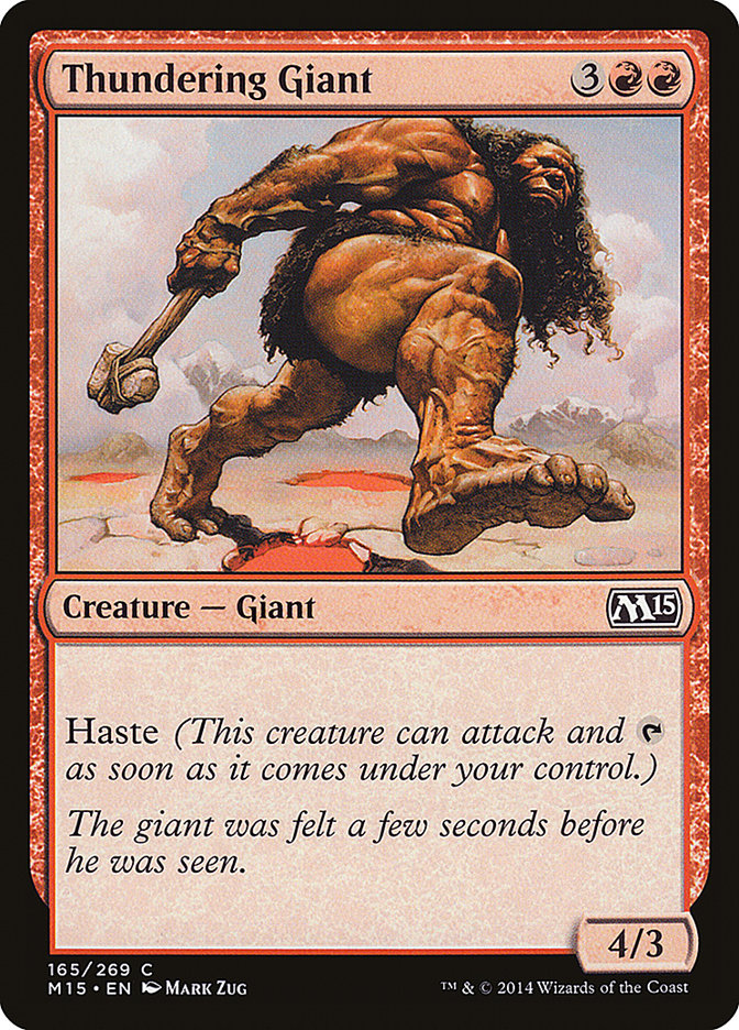 Thundering Giant [Magic 2015] | Anubis Games and Hobby