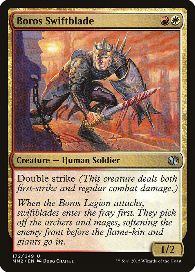 Boros Swiftblade [Modern Masters 2015] | Anubis Games and Hobby