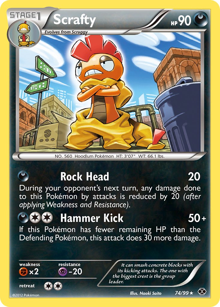 Scrafty (74/99) (Theme Deck Exclusive) [Black & White: Next Destinies] | Anubis Games and Hobby