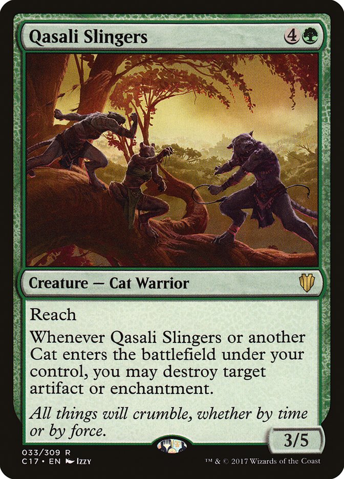 Qasali Slingers [Commander 2017] | Anubis Games and Hobby