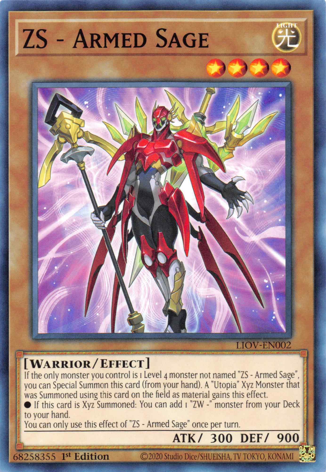 ZS - Armed Sage [LIOV-EN002] Common | Anubis Games and Hobby