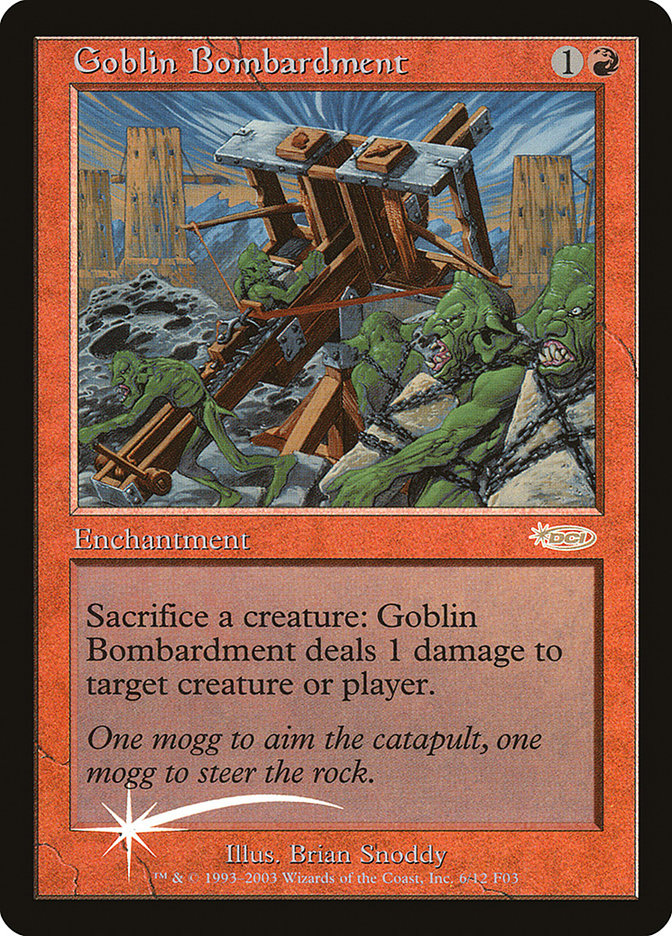 Goblin Bombardment [Friday Night Magic 2003] | Anubis Games and Hobby