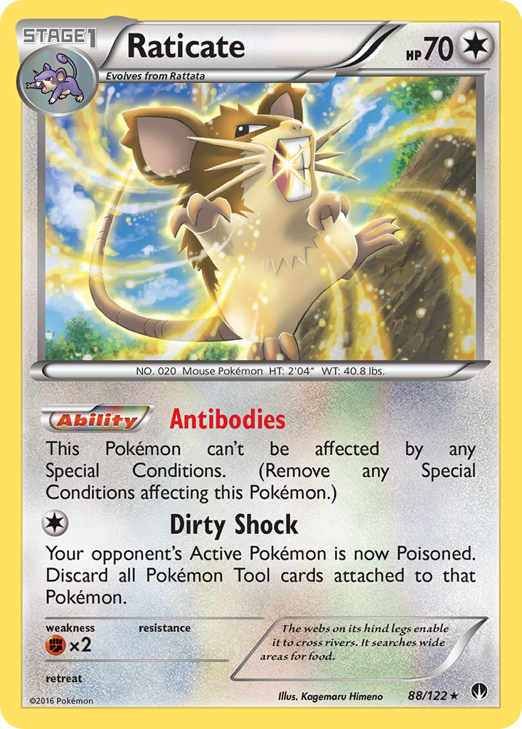 Raticate (88/122) [XY: BREAKpoint] | Anubis Games and Hobby