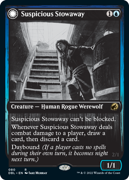 Suspicious Stowaway // Seafaring Werewolf [Innistrad: Double Feature] | Anubis Games and Hobby